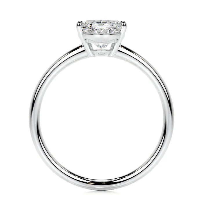 2 CT Solitaire Oval Diamond Ring
