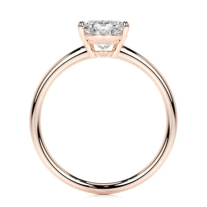 2 CT Solitaire Oval Diamond Ring