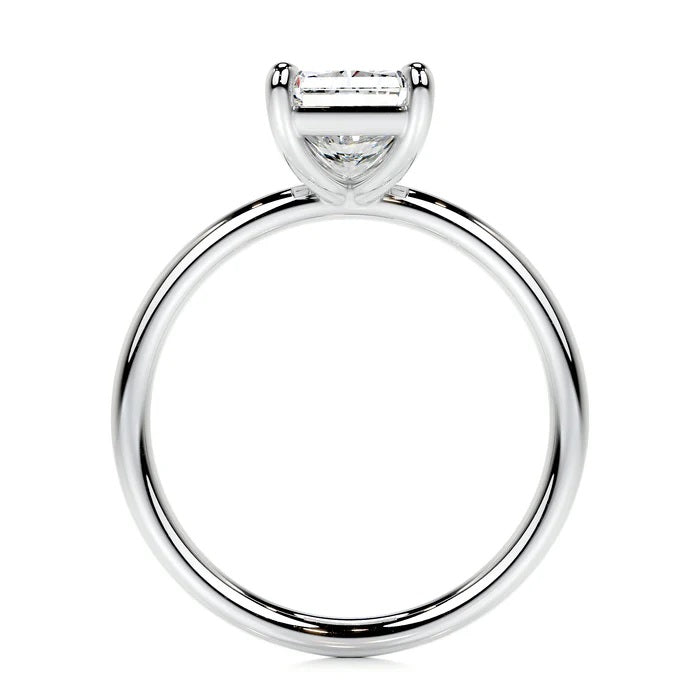 2 CT Solitaire Radiant Ring