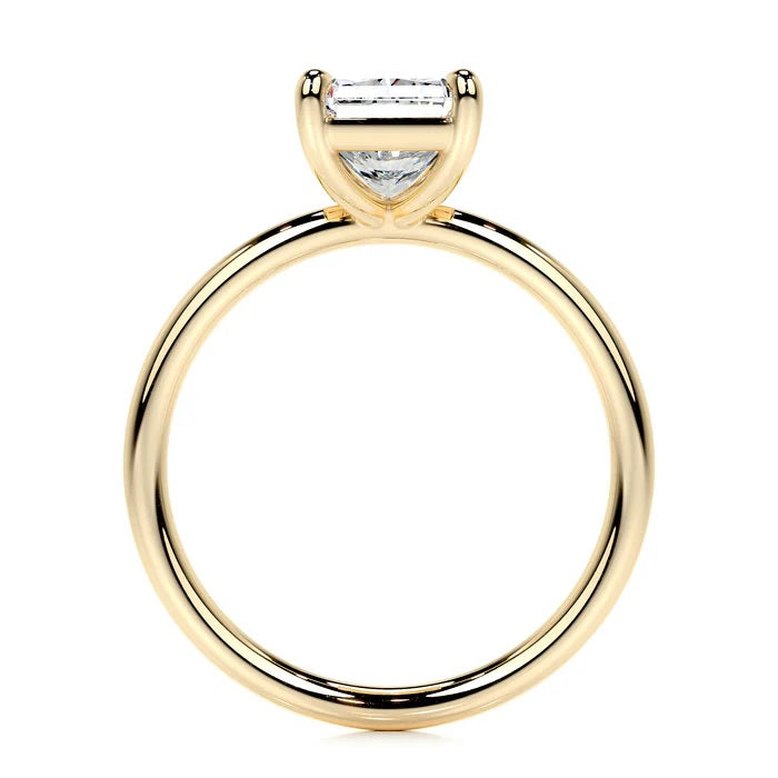 2 CT Solitaire Radiant Ring
