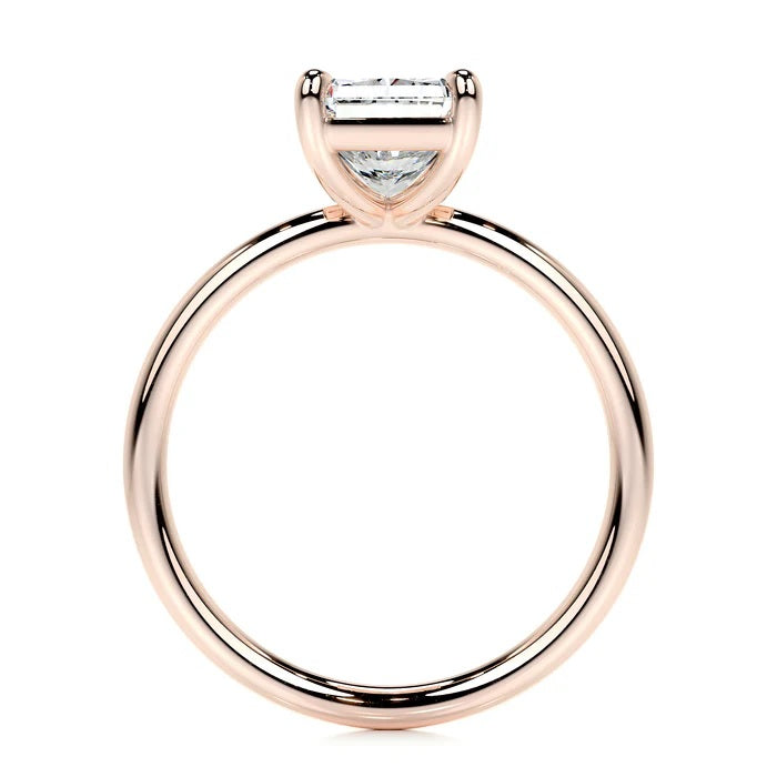 2 CT Solitaire Radiant Ring