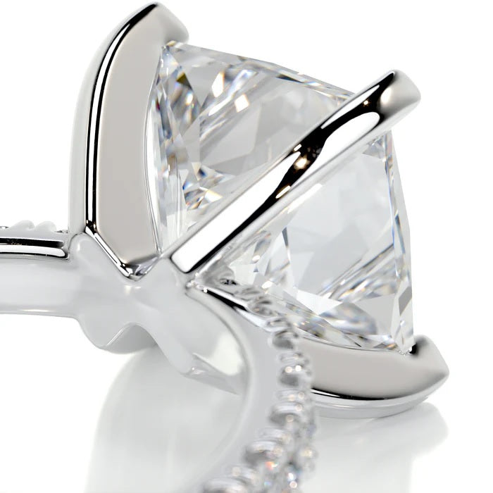3 CT Solitaire Princess Diamond Accent  Ring