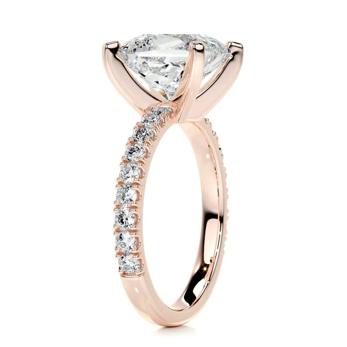 3 CT Solitaire Princess Diamond Accent  Ring