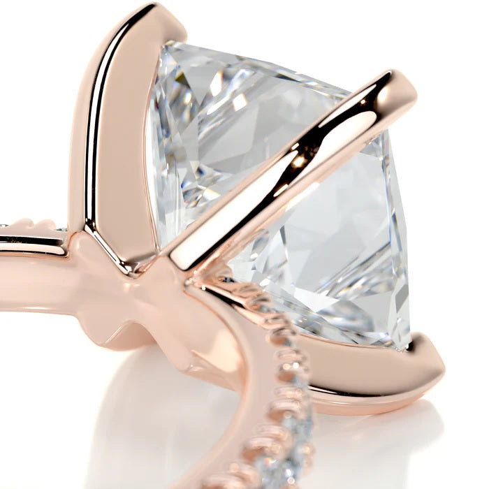 3 CT Solitaire Princess Diamond Accent  Ring