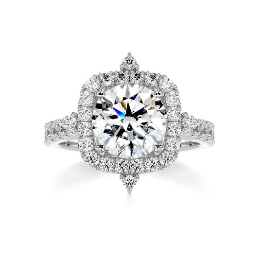 1.5 CT Brilliant Round Halo Ring