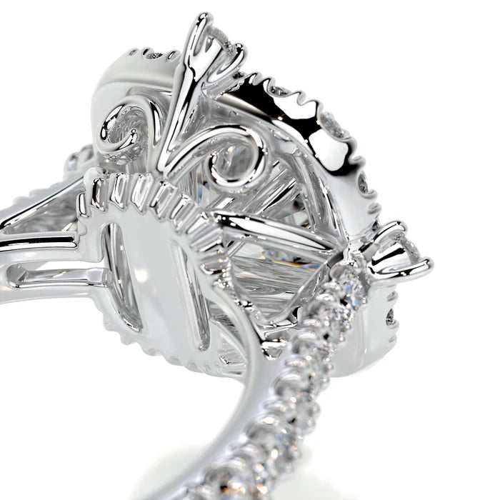 1.5 CT Brilliant Round Halo Ring