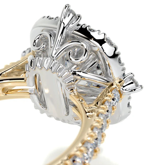 1.5 CT Brilliant Round Halo Ring