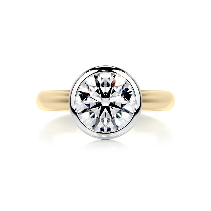 3.0 CT Round Shaped Solitaire Diamond Rings For Women