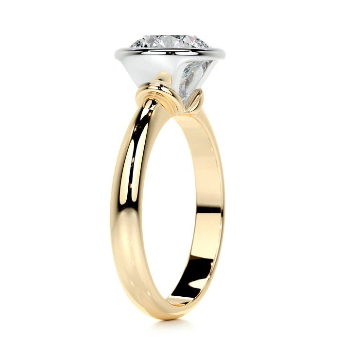 3.0 CT Round Shaped Solitaire Diamond Rings For Women