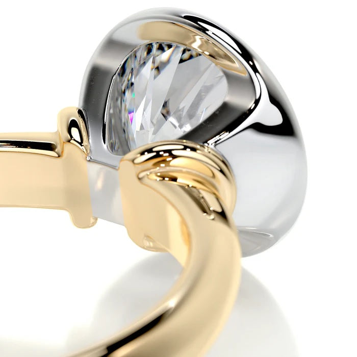 3.0 CT Round Shaped Solitaire Diamond Rings For Women