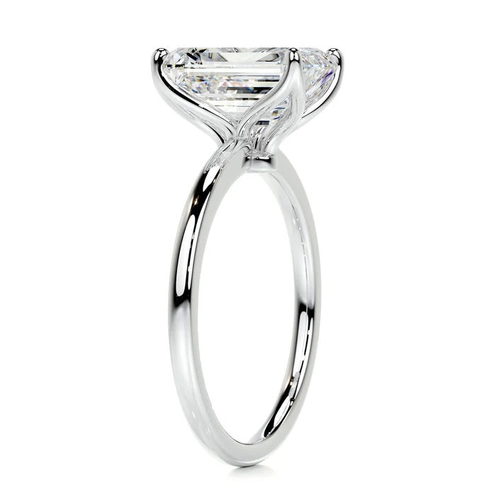3 CT Solitaire Emerald Cut Diamond Ring