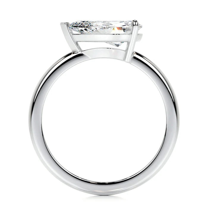 1 CT Solitaire Pear Diamond Ring