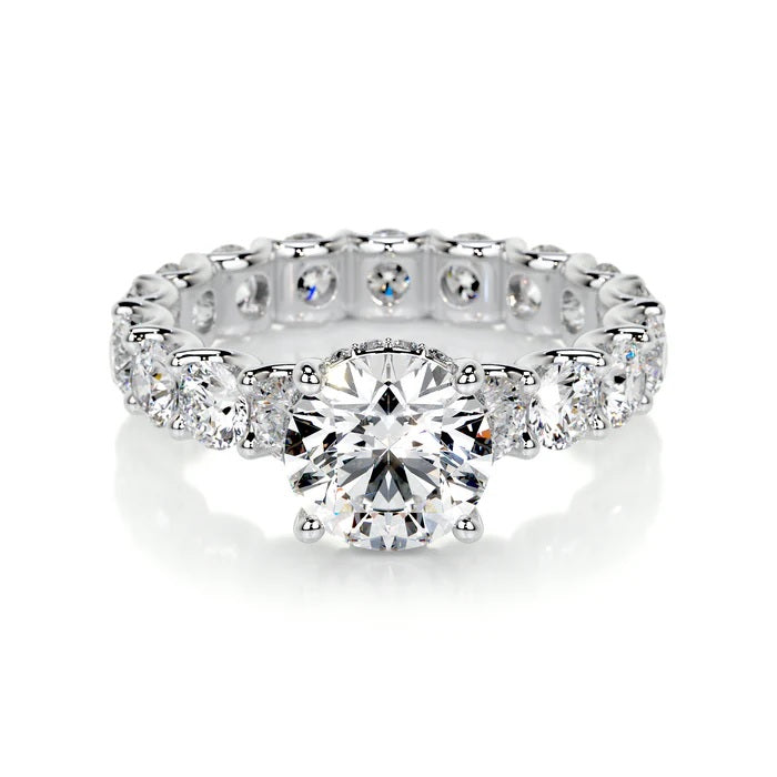 1.5 CT Brilliant Round Solitaire Eternity Ring