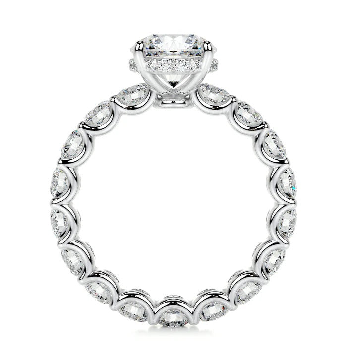 1.5 CT Brilliant Round Solitaire Eternity Ring