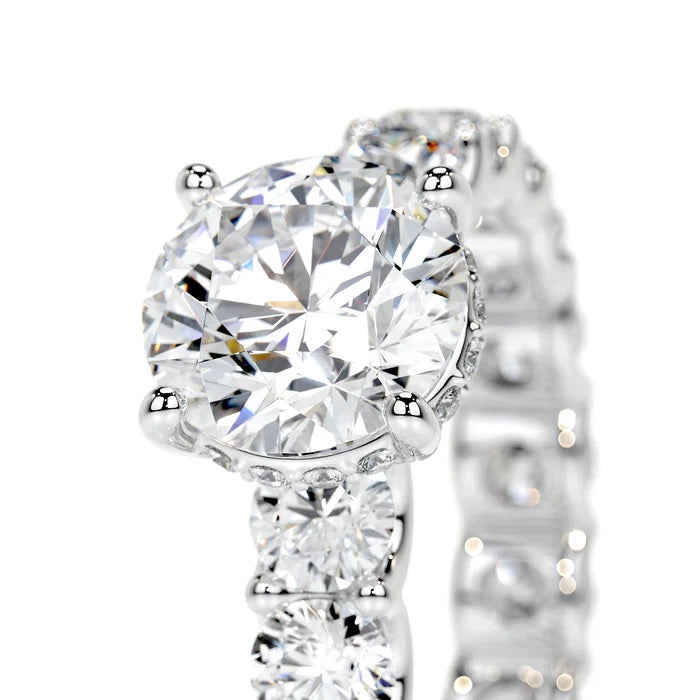 1.5 CT Brilliant Round Solitaire Eternity Ring