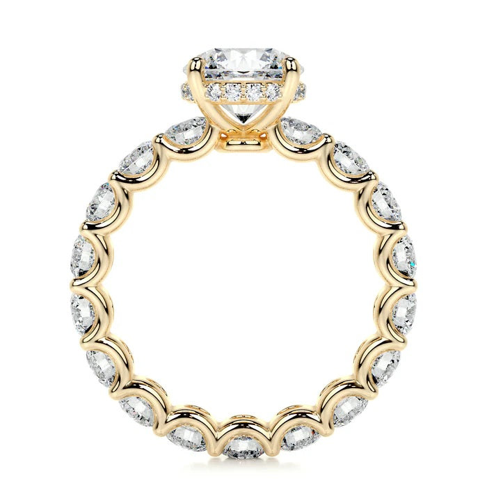 1.5 CT Brilliant Round Solitaire Eternity Ring