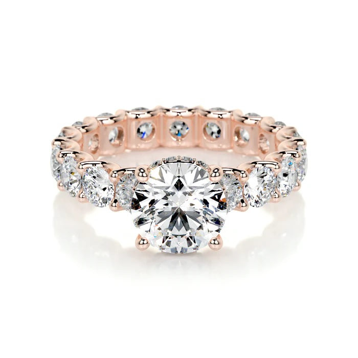 1.5 CT Brilliant Round Solitaire Eternity Ring