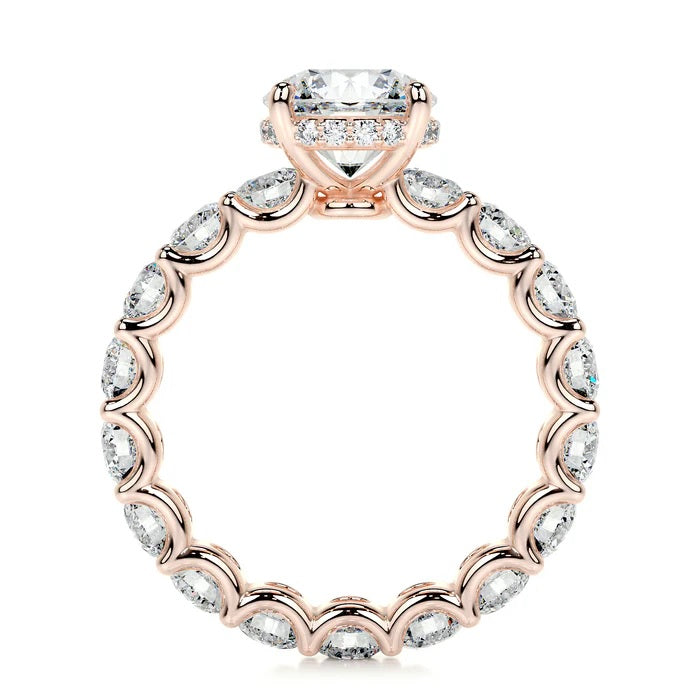 1.5 CT Brilliant Round Solitaire Eternity Ring