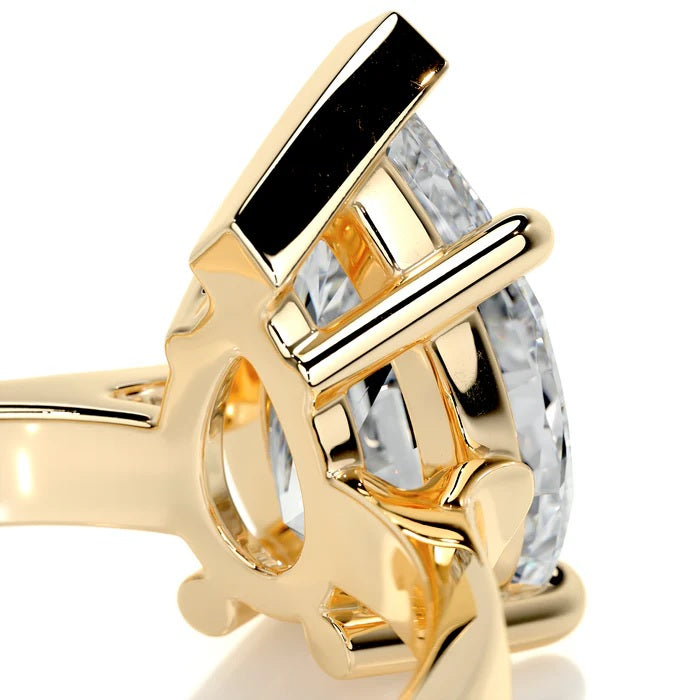2 CT Solitaire Pear Diamond Ring