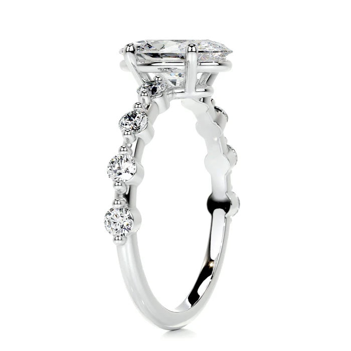 1 CT Solitaire Oval Ring