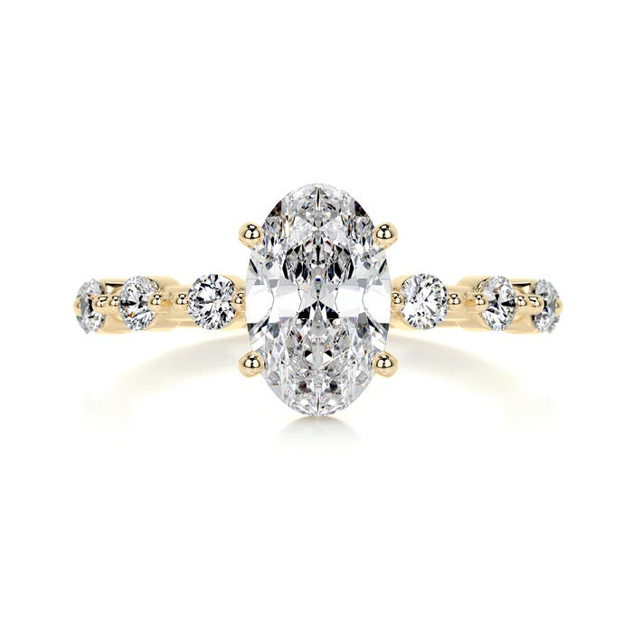 1 CT Solitaire Oval Ring
