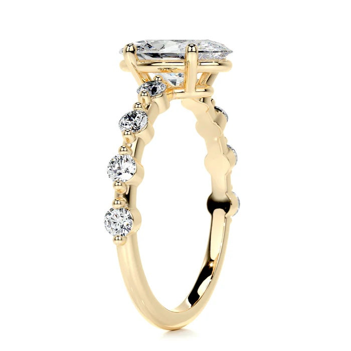 1 CT Solitaire Oval Ring