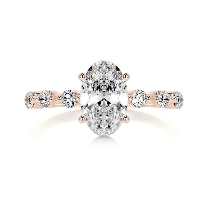 1 CT Solitaire Oval Ring