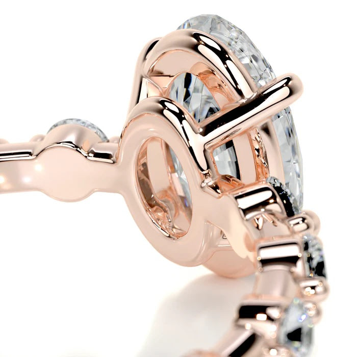 1 CT Solitaire Oval Ring