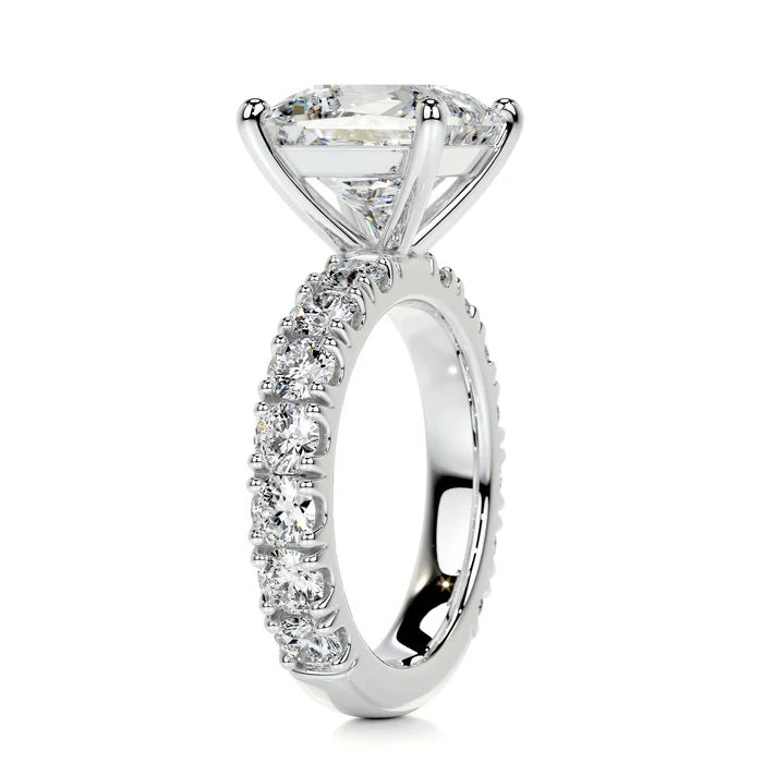 2 CT Solitaire Princess Accent Ring