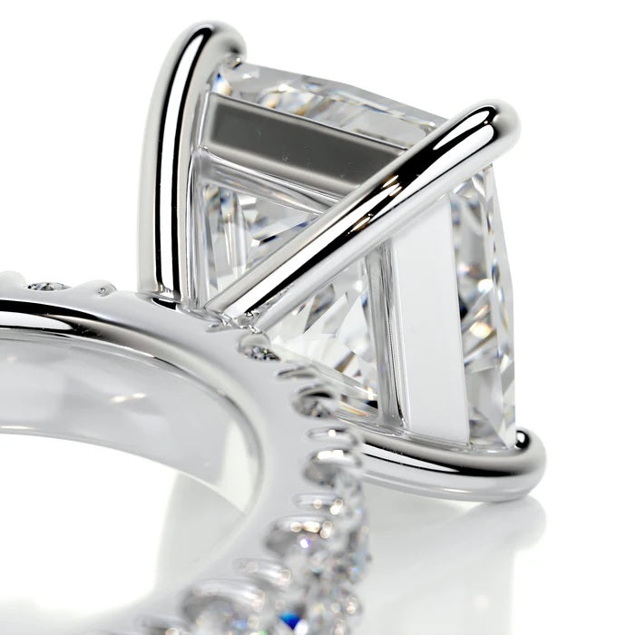 2 CT Solitaire Princess Accent Ring