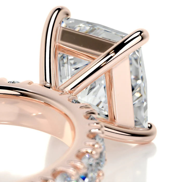 2 CT Solitaire Princess Accent Ring