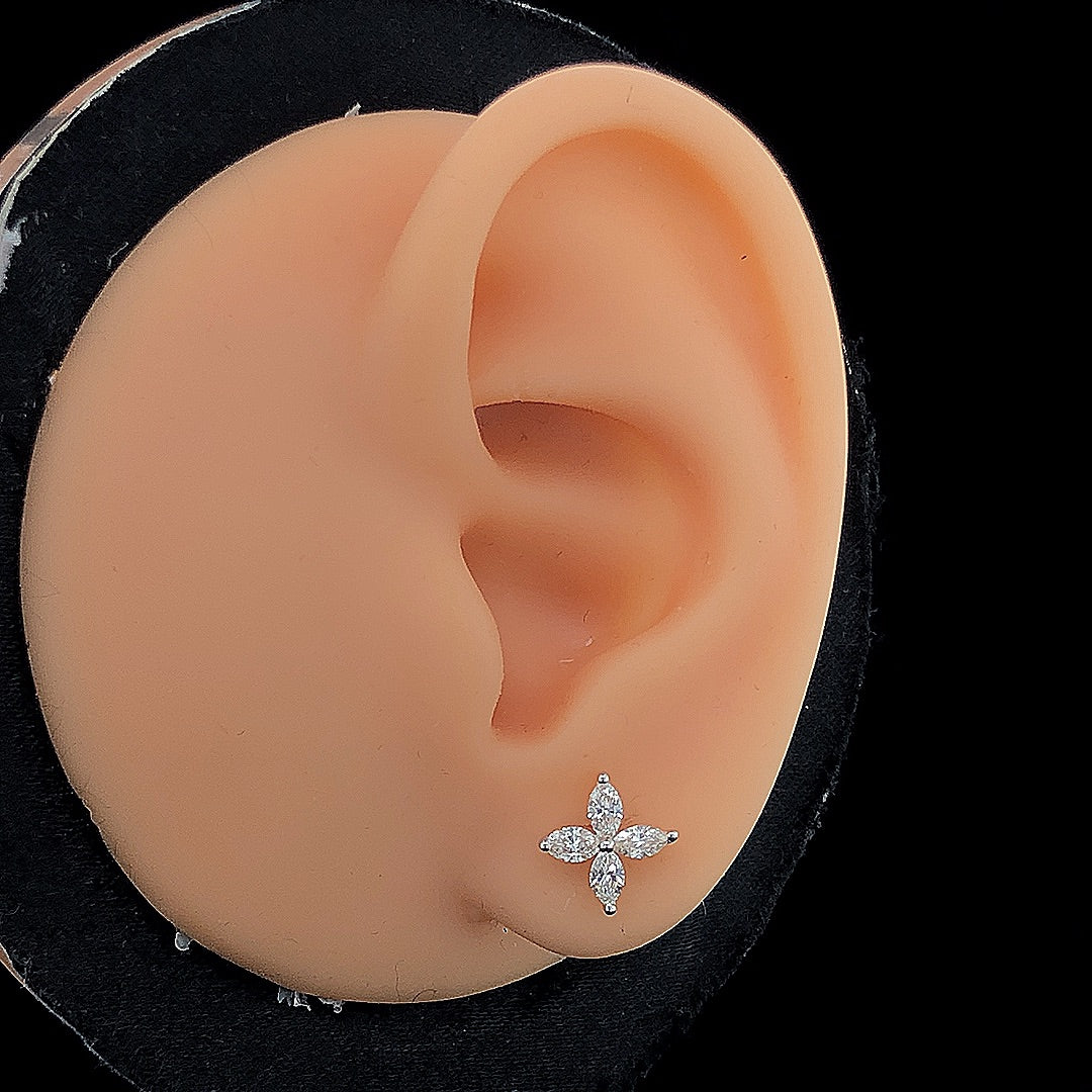 Elegant Marquise Earrings