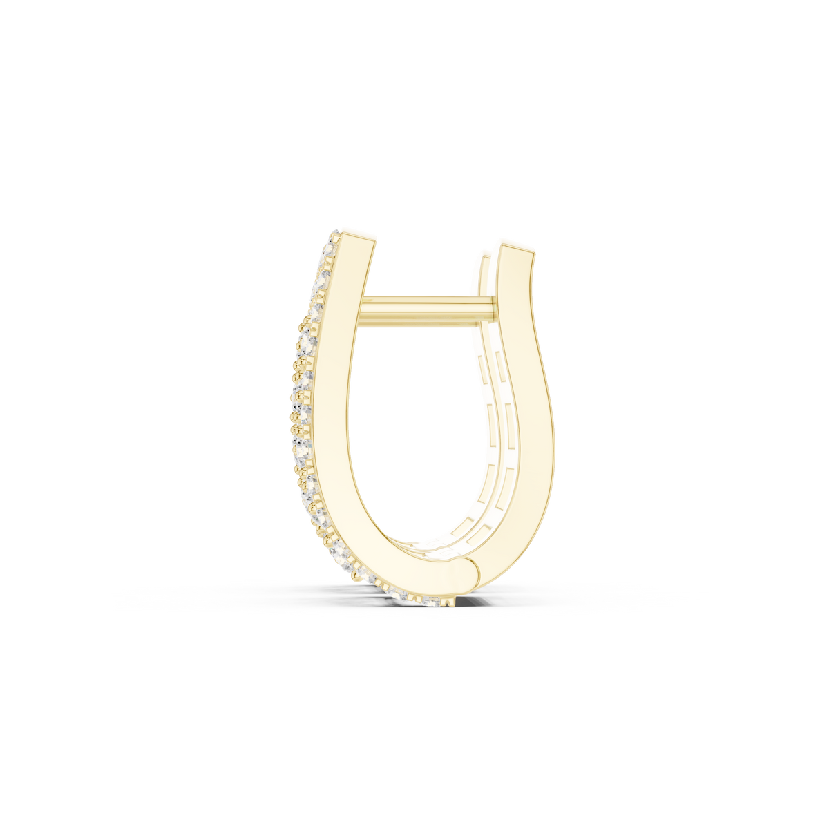 Veylora Trapezoid Diamond Frame Hoops