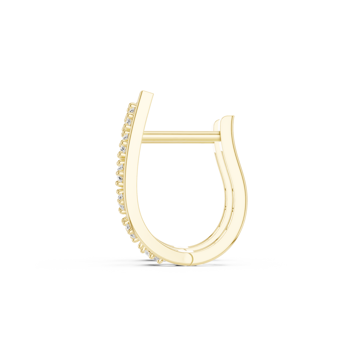 Zelvara Tapered Diamond Frame Hoops