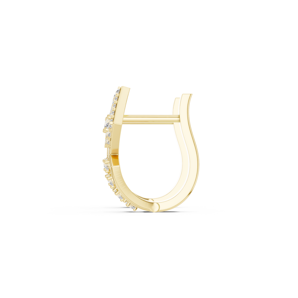 Zyvara Geometric Diamond Hoop