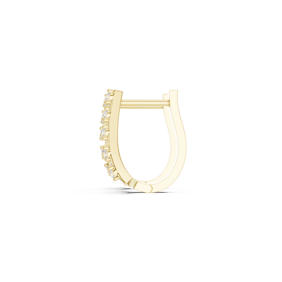 Seravelle Tapered Pavé Hoops