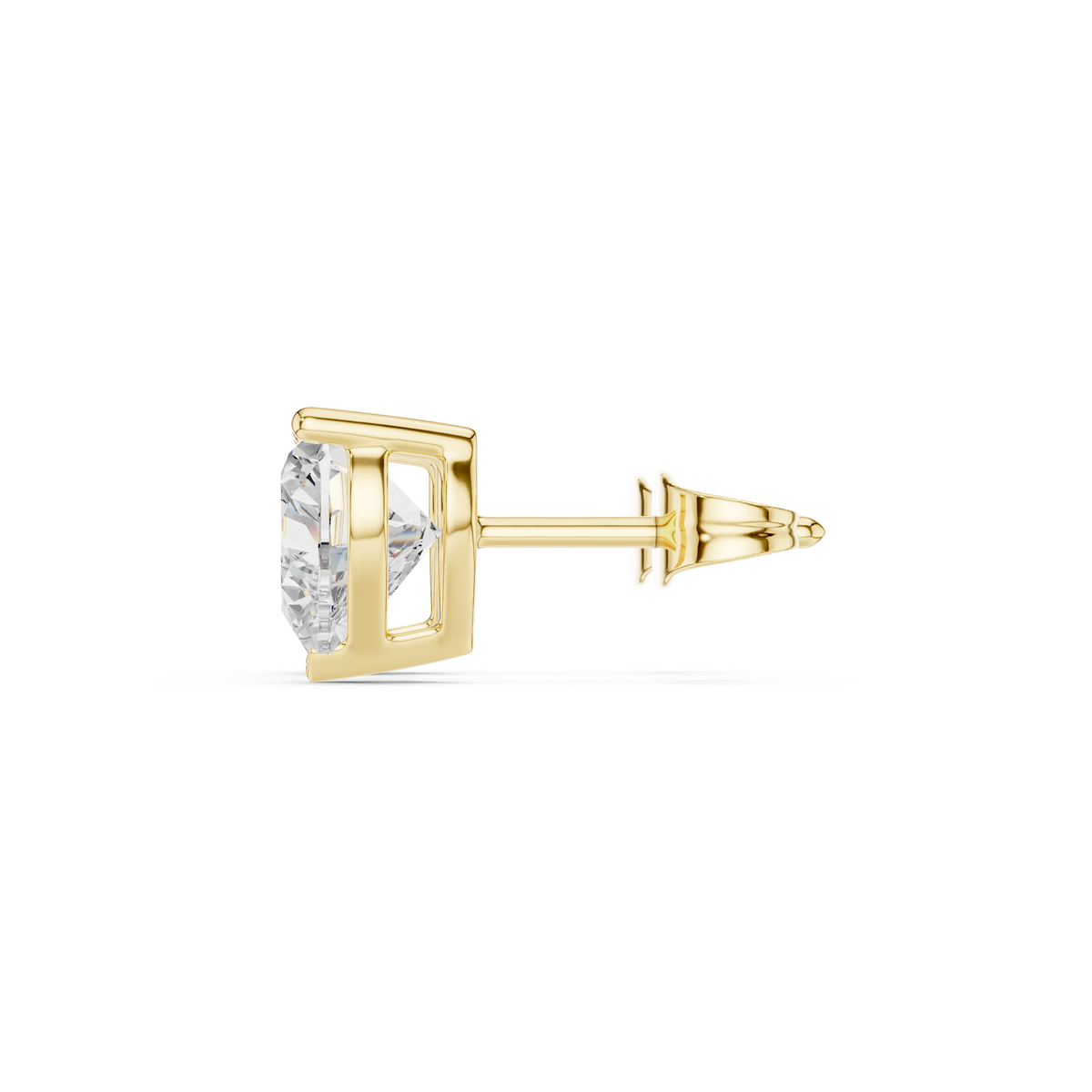 Avenelle Heart Cut Solitaire Studs