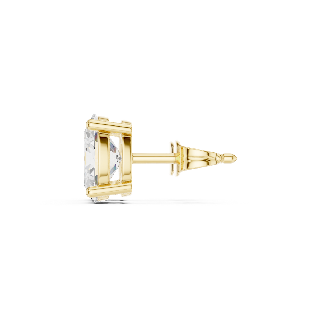 Avelisse Oval Diamond Sculpted Studs