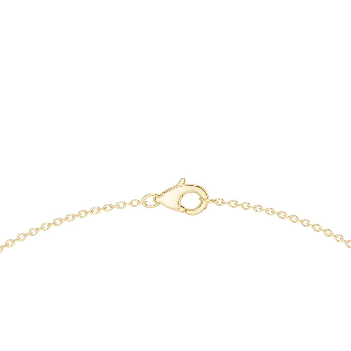 Avelora Oval Diamond Floral Necklace