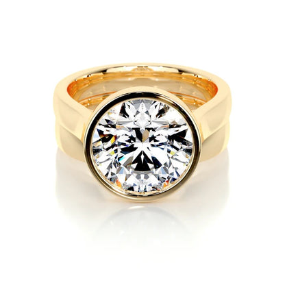 4 CT Brilliant Round Solitaire Diamond Ring