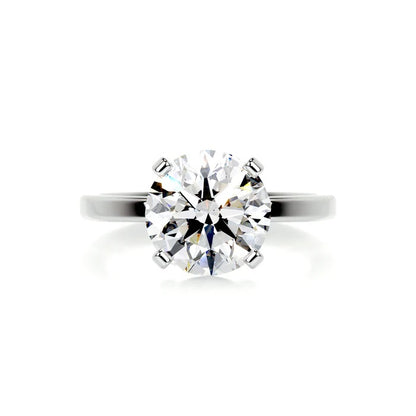 3 CT Brilliant Round Solitaire Diamond Ring
