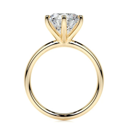 2CT Brilliant Round Solitaire Diamond Ring