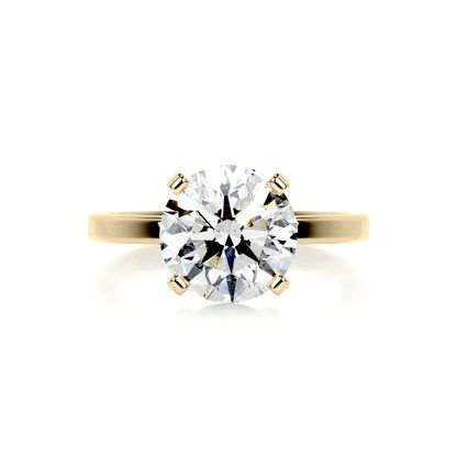 3 CT Brilliant Round Solitaire Diamond Ring