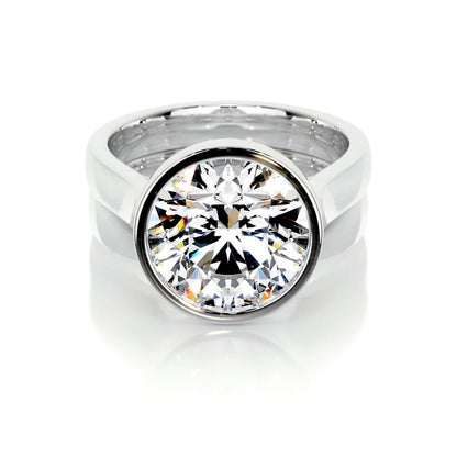 4 CT Brilliant Round Solitaire Diamond Ring