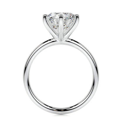 2CT Brilliant Round Solitaire Diamond Ring
