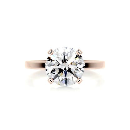 3 CT Brilliant Round Solitaire Diamond Ring