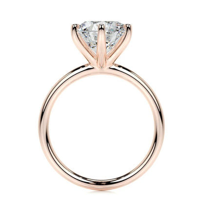 2CT Brilliant Round Solitaire Diamond Ring