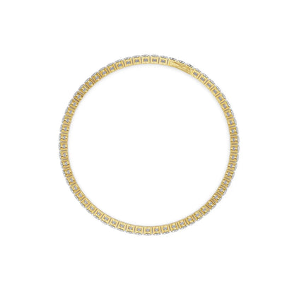 5Ct Queens Round Diamond Tennis Bracelet