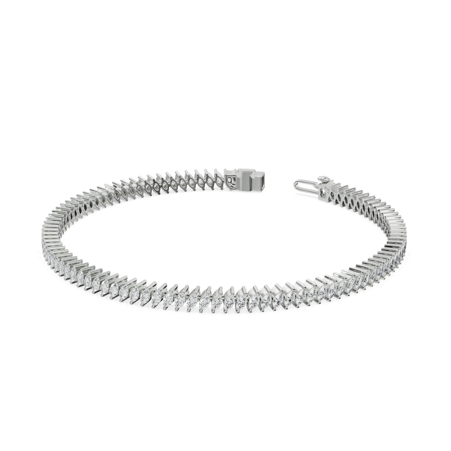 Marquise Cocktail Diamond Bracelet