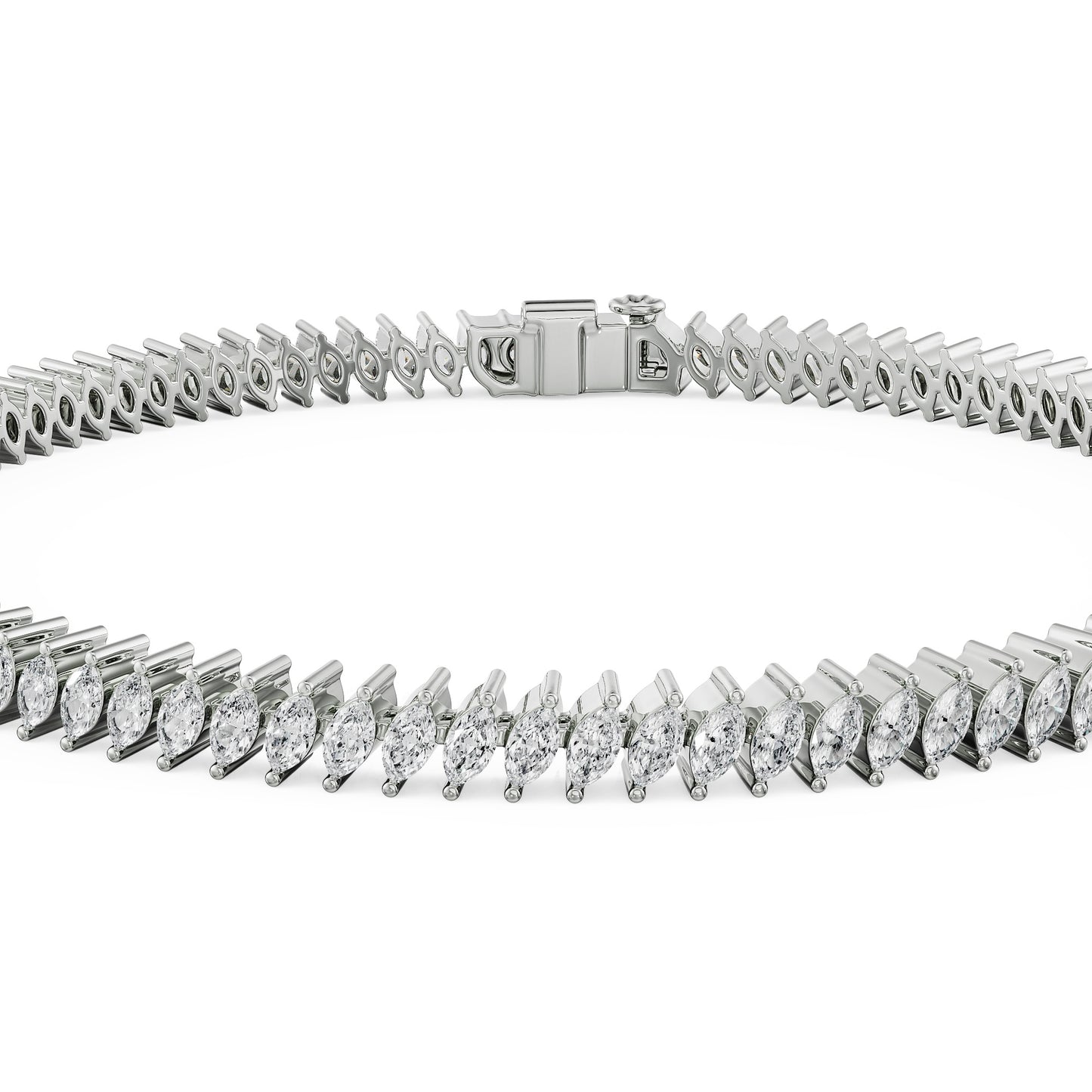 Marquise Cocktail Diamond Bracelet